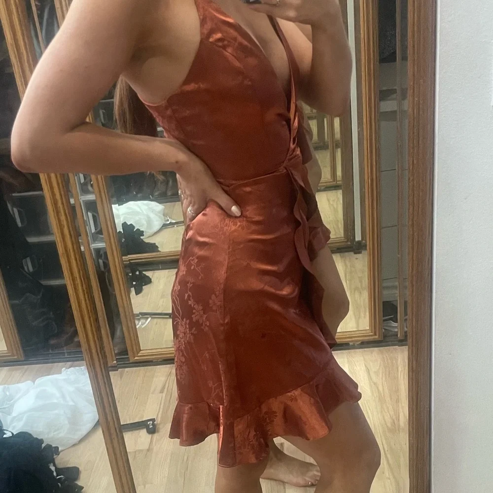 Altar'd State Rust Mini Dress - Picture 3 of 4